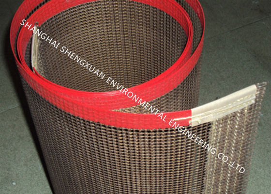 Banda transportadora de la malla antiestática de PTFE tamaño de malla de 4m m * de 4m m con resistencia de desgaste fuerte
