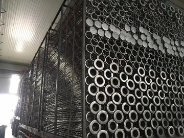 Jaula DN 3.5m m del bolso de filtro del acero de carbono para el polvo que recoge el apoyo de los elementos