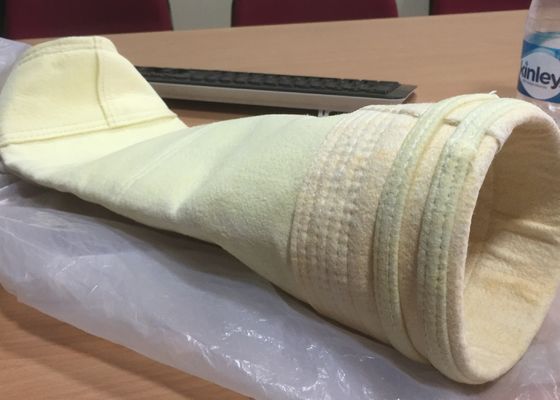 ISO9001 bolsos de filtro del extractor de polvo de la fibra de vidrio DN292 para la metalurgia